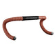 Supacaz, Pure Leather, Handlebar Tape, Black, with Black Star Plugs