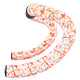 Supacaz, Super Sticky Kush Splat, Handlebar Tape, White/Black, with Black Star Plugs