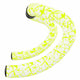 Supacaz, Super Sticky Kush Splat, Handlebar Tape, White/Black, with Black Star Plugs