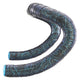Supacaz, Super Sticky Kush, Handlebar Tape, Blue, with Neon Blue Star Plugs