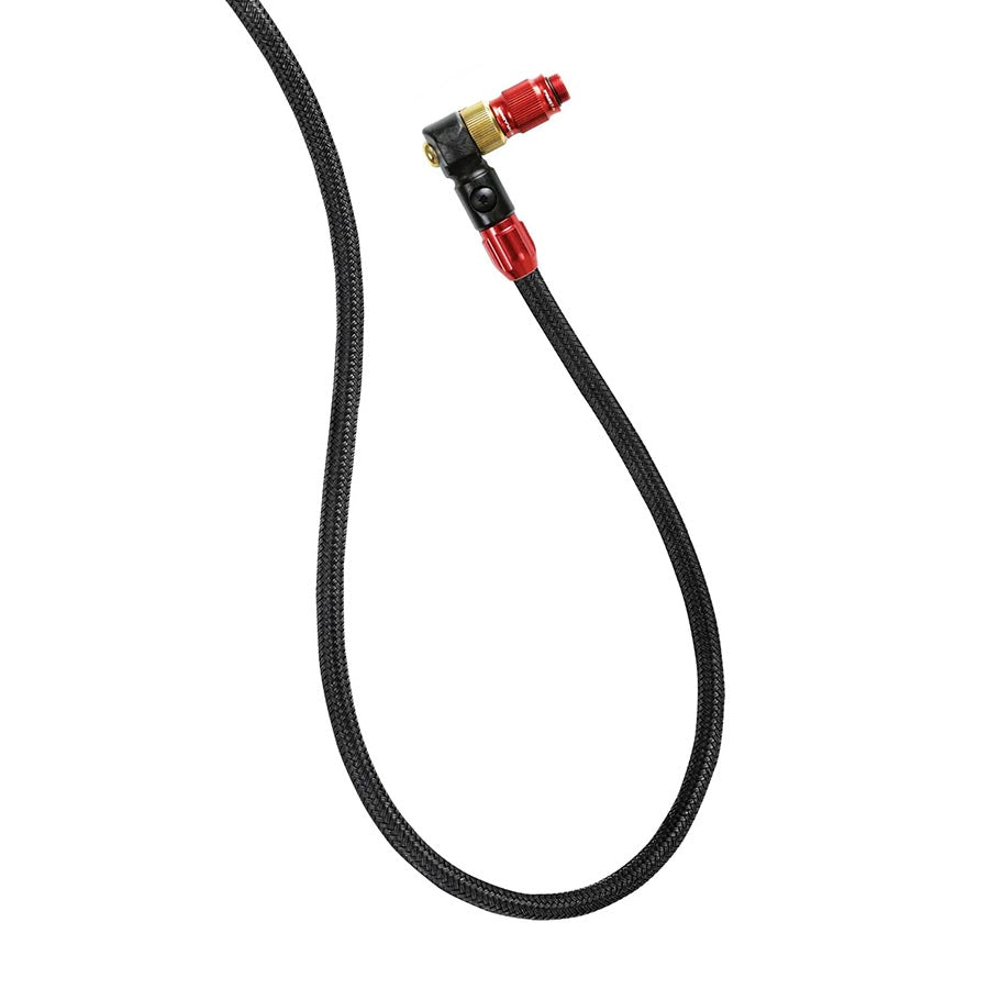 Lezyne, Pro Floor Pump Hose, Braided, Red