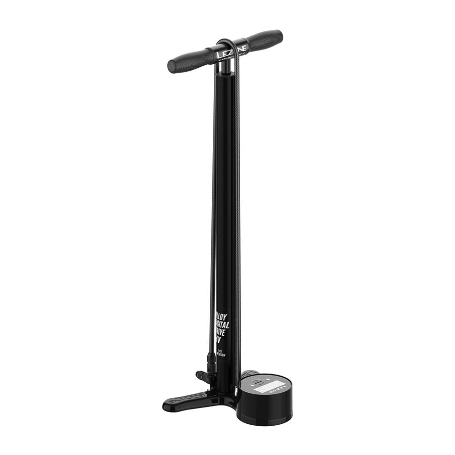 Lezyne, Alloy Digital Floor Drive HV, Floor Pump, Presta Pro Head, Satin Black