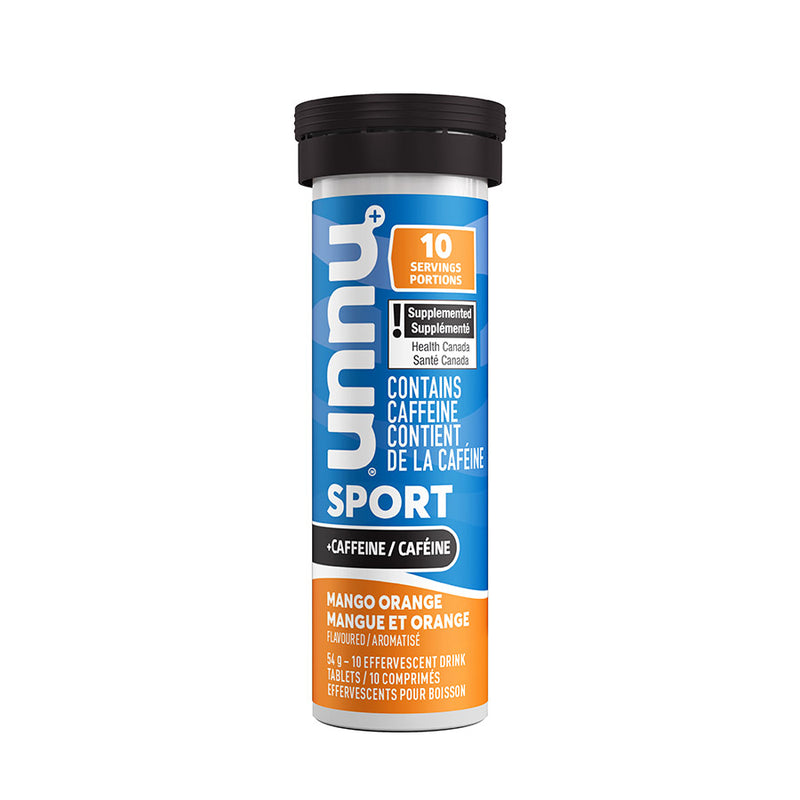 Nuun, Sport with Caffeine, Drink Mix, Orange/Mango, Box of 8, 10 servings, 8pcs