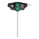 Wera, 454 T-handle Hex-Plus, Hex Wrench, Hex 2.0 x100mm, Metric