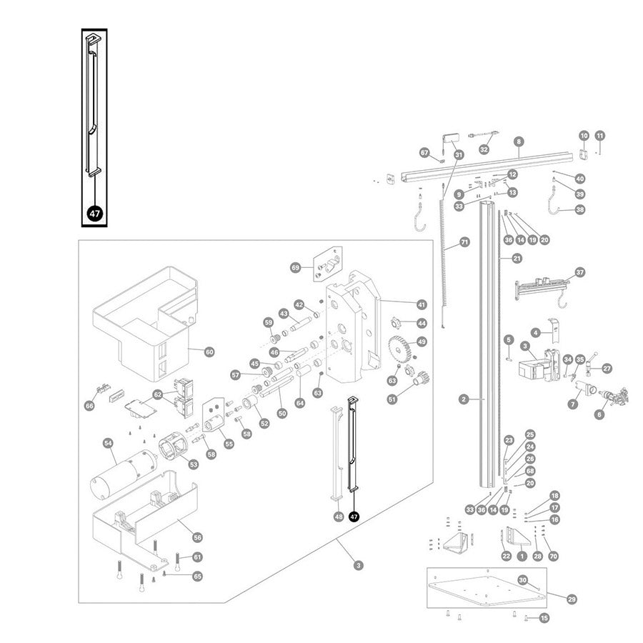 Park Tool, 2129.2 Carriage Bearing for PRS-33 and PRS-33.2, Right side