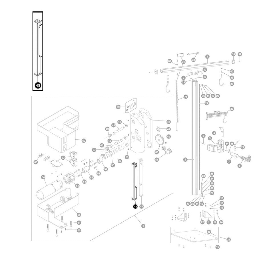 Park Tool, 2130.2 Carriage Bearing for PRS-33 and PRS-33.2, Left side