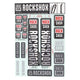 RockShox, 35mm Decal Kit - MY18, Stealth, Kit