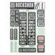 RockShox, 35mm Decal Kit - MY18, Stealth, Kit