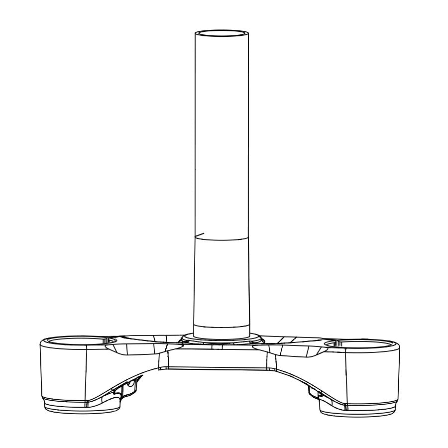 RockShox, Lower Crown for BoXXer C1, 10 OS, 11.4018.094.000
