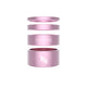 Alloy Headset Spacer Kit - Pink