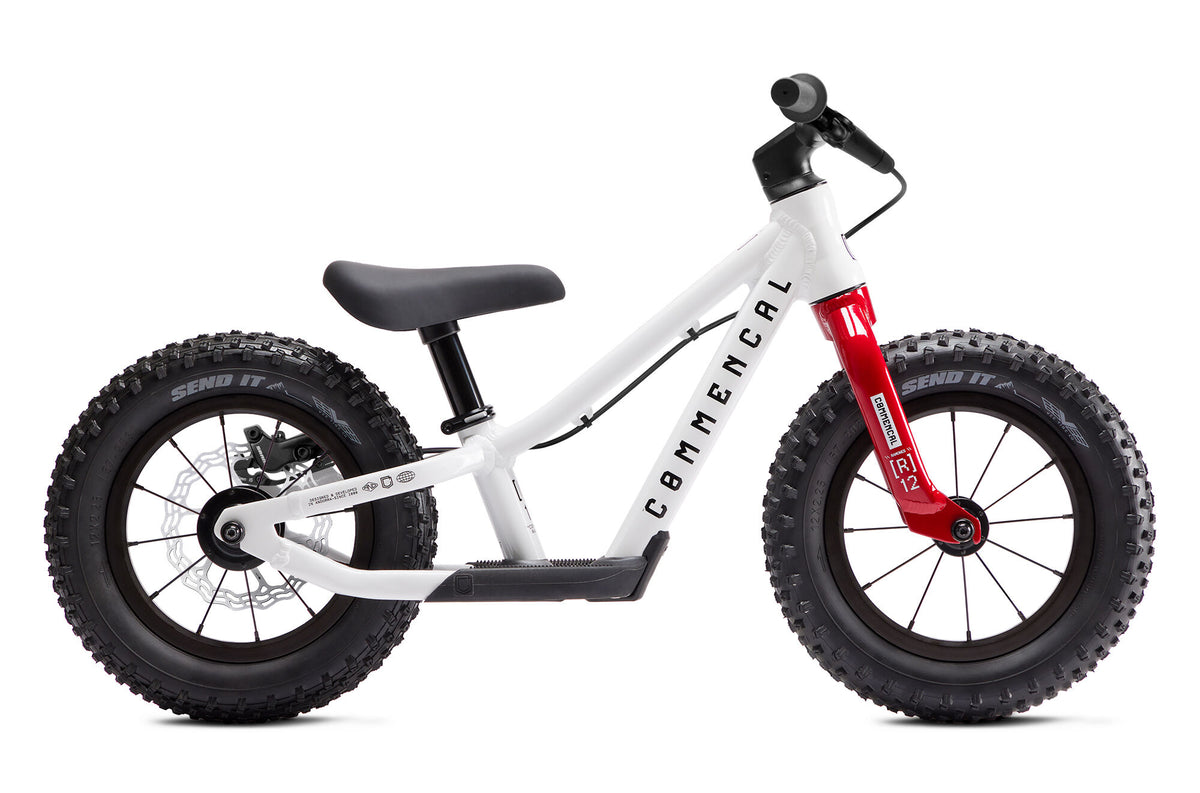 COMMENCAL RAMONES 12 PUSH BIKE WHITE 2026 + REAR BRAKE KIT
