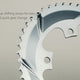 Absolute Black OVAL 110BCD 5 holes, 2X chainring, Silver Line