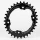 Absolute Black OVAL XTR M9000 assymetrical chainring N/W