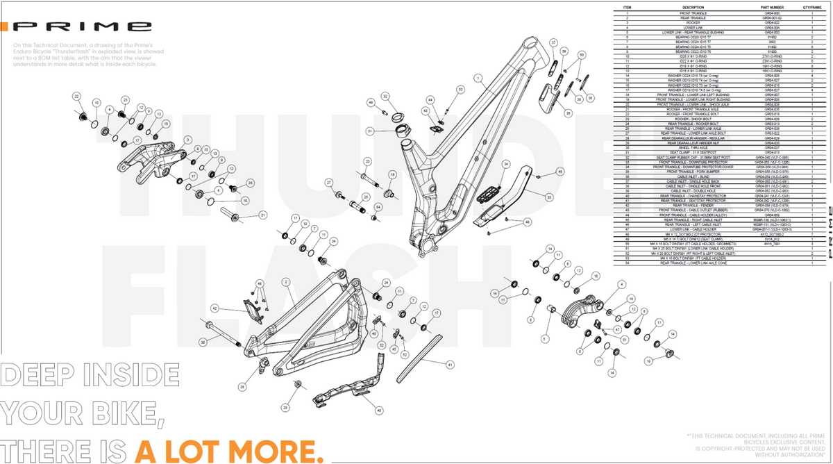 Thunderflash replacement parts