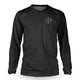 Maillot technique LR pour homme, noir basique 