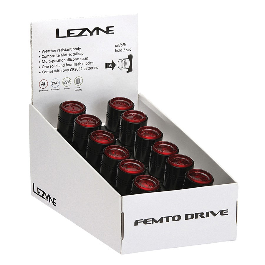 Lezyne Femto Display Box For Counter Lights