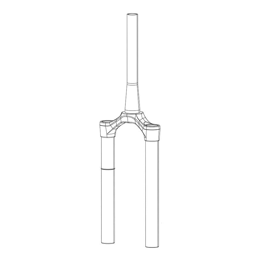 RockShox CSU Pike DPA 2927+ 51 DFBLK Fork Uppers