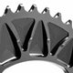 Absolute Black Oval Premium Campagnolo 4 Bolt 11/12sp Chainring