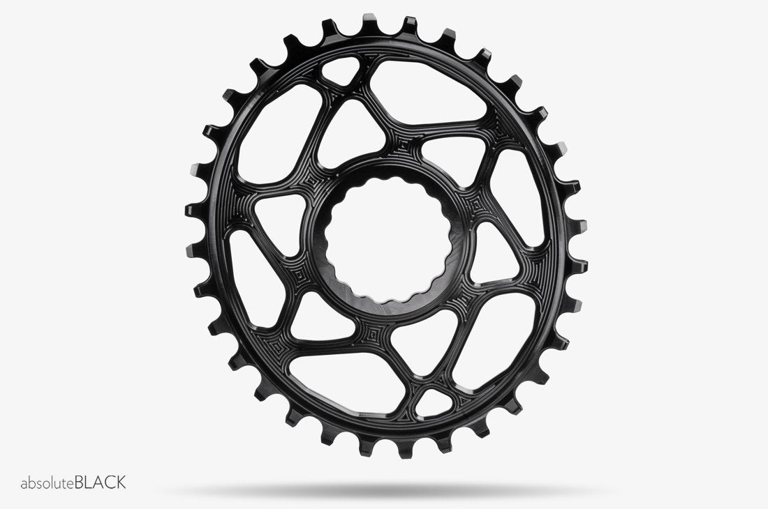 Absolute Black OVAL RaceFace boost chainring