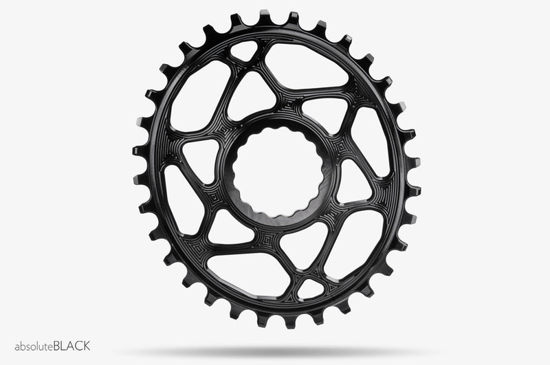 Absolute Black OVAL RaceFace boost chainring