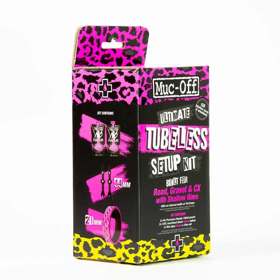 Muc-Off Ultimate Tubeless Setup Kit Road 44mm Tubeless Conversion Kits