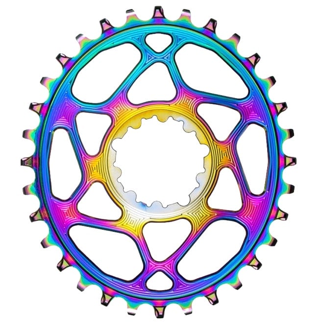Absolute Black Oval Raceface Direct Mount Rainbow Chainring