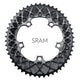 Absolute Black OVAL 110BCD 5 trous, 2x plateau pour manivelles SRAM 