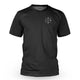 Maillot technique LR pour homme, noir basique, taille S 