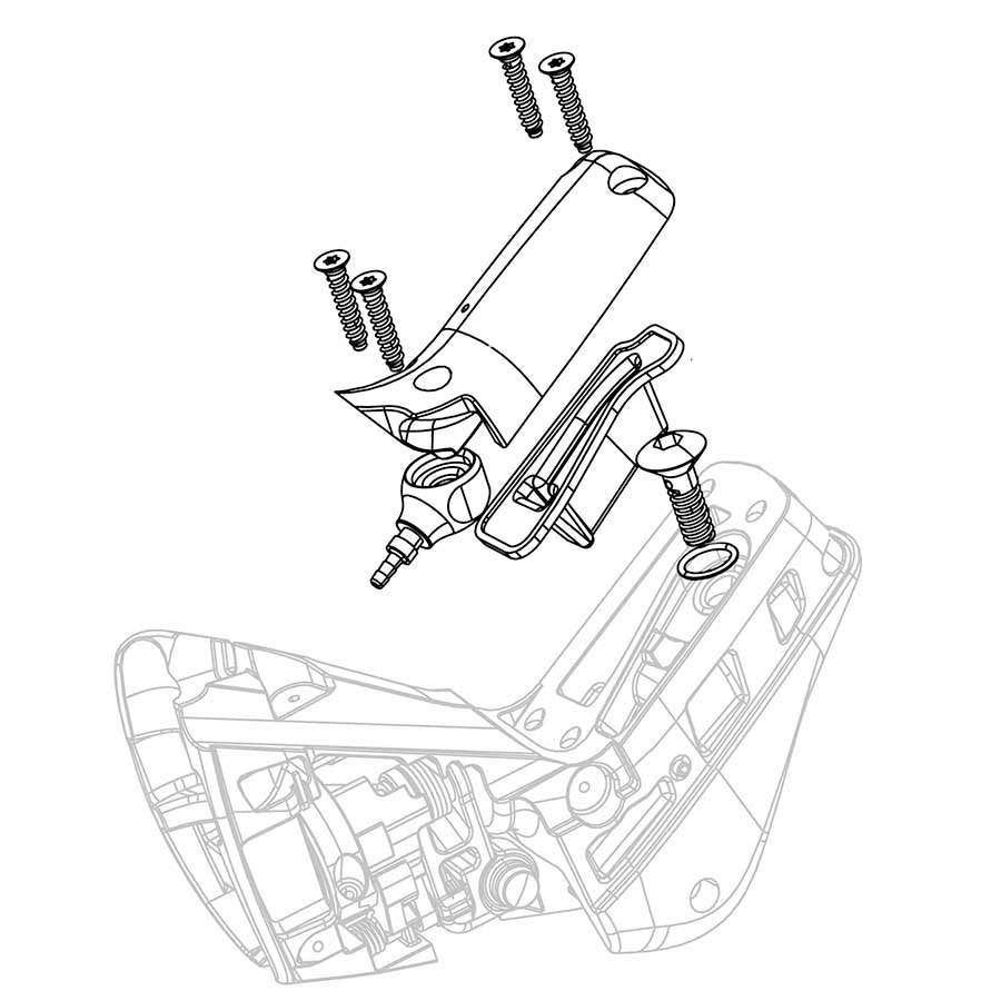 Pièces et accessoires de levier de frein SRAM Hydro R Fr Res Cap