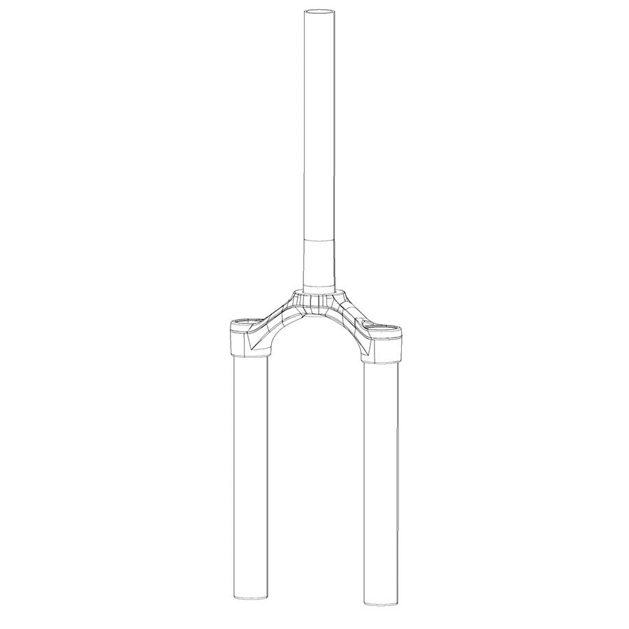 RockShox CSU SID SA 29 46OS 1-1/8 DFBLK Fork Uppers