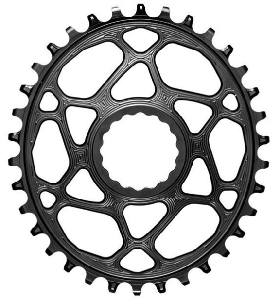 Absolute Black OVAL RaceFace boost chainring for SHIMANO HG+ 12spd chain