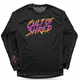 LR Mens Tech LS Jersey Shred Rad Black