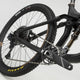 NS Define 130 black mountain bike rear angle view