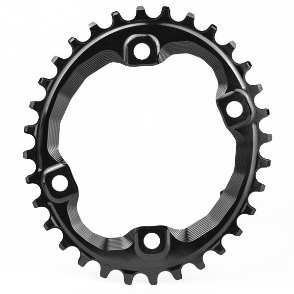 Absolute Black OVAL XT M8000/MT700 assymetrical chainring N/W