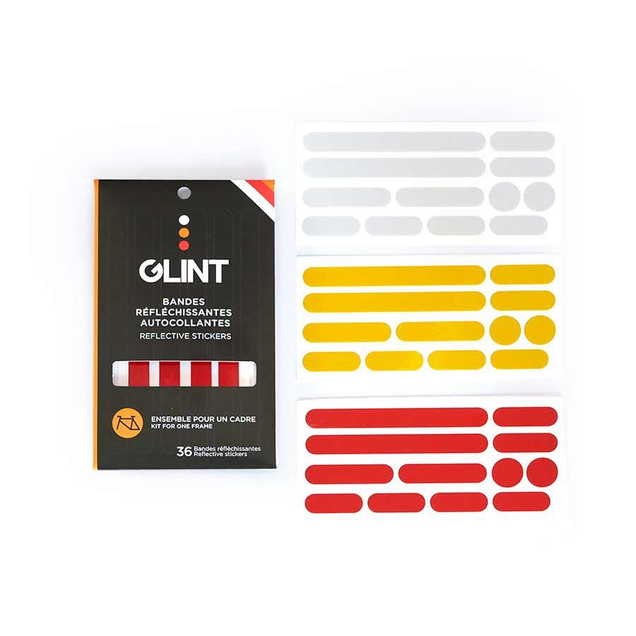 Autocollants de cadre réfléchissants GLINT 3 couleurs articles de sécurité