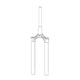 RockShox CSU ZEB 38OS 63OD ANO BLK Fork Uppers