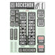 RockShox 35mm Decal Kit - MY18 Fork Decals