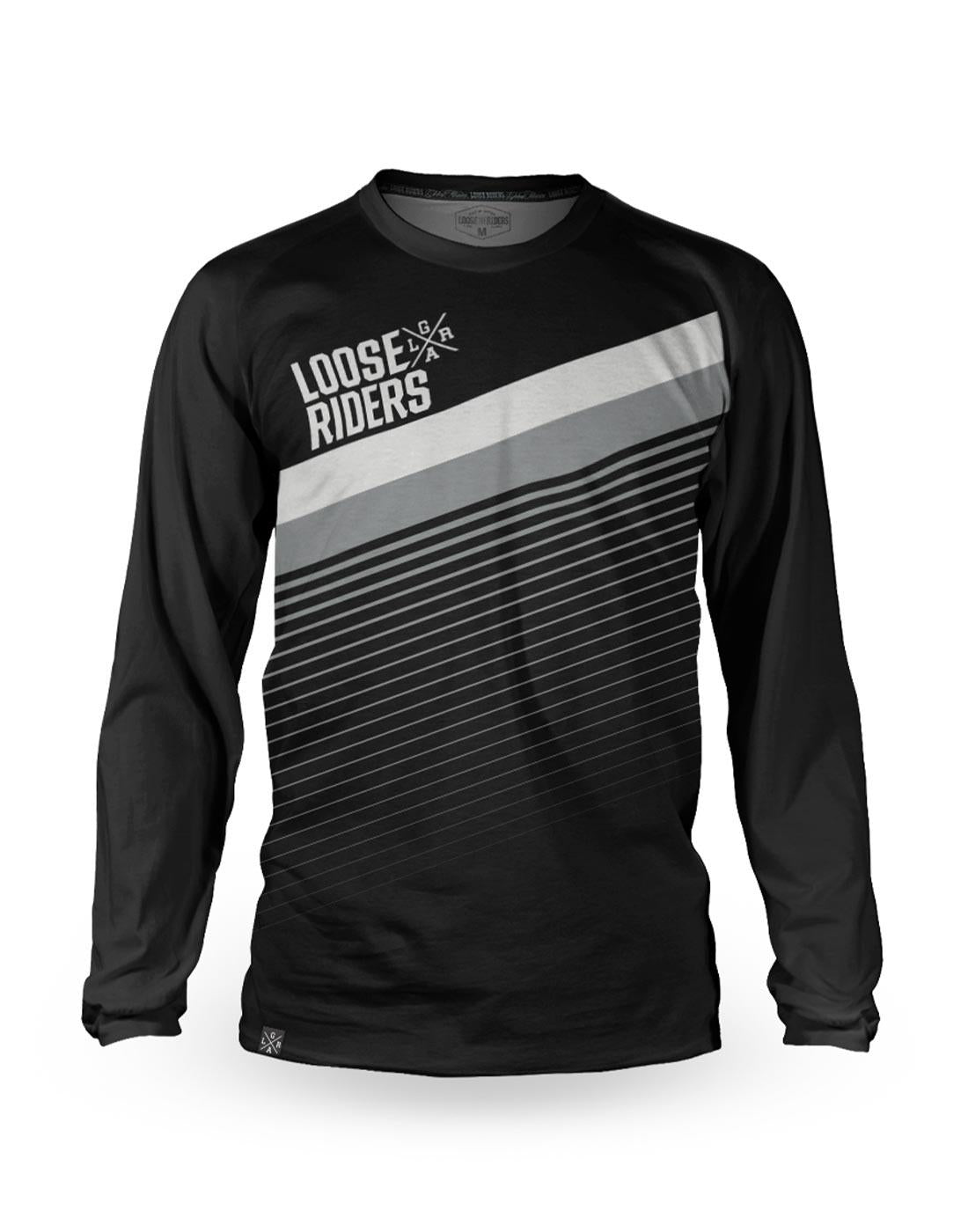 LR Mens Tech LS Jersey Slant Black