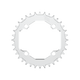 Title CR1 104 BCD Chainring 36T Chrome front