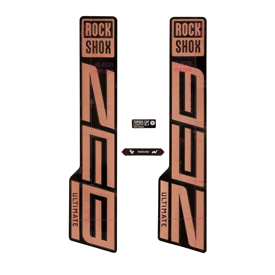RockShox ZEB Ultimate Decal Kit Fork Decals