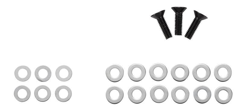 Mounting kit for chain guides