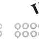 Mounting kit for chain guides
