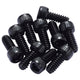 10xPedal Pins US Size for Escape Pro+ Black ONE+Base Steel, Medium