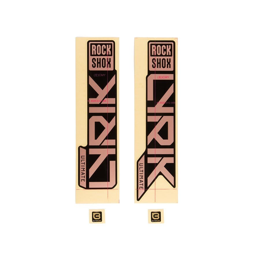 RockShox Lyrik Ultimate Decal Kit 2023 Fork Decals