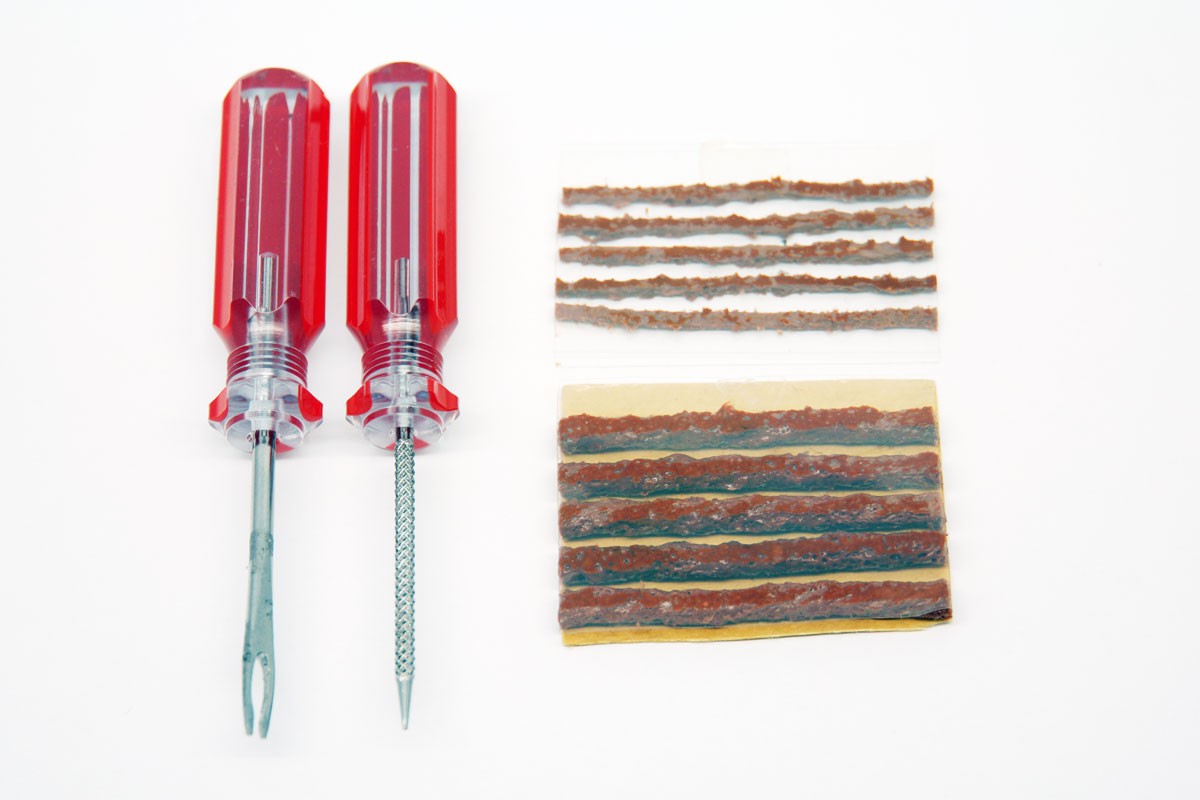 - Tubeless tire repair kit