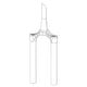 RockShox CSU Pike DJ 26 40 BLK Fork Uppers