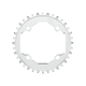 Title CR1 104 BCD Chainring 36T Chrome HG12 front