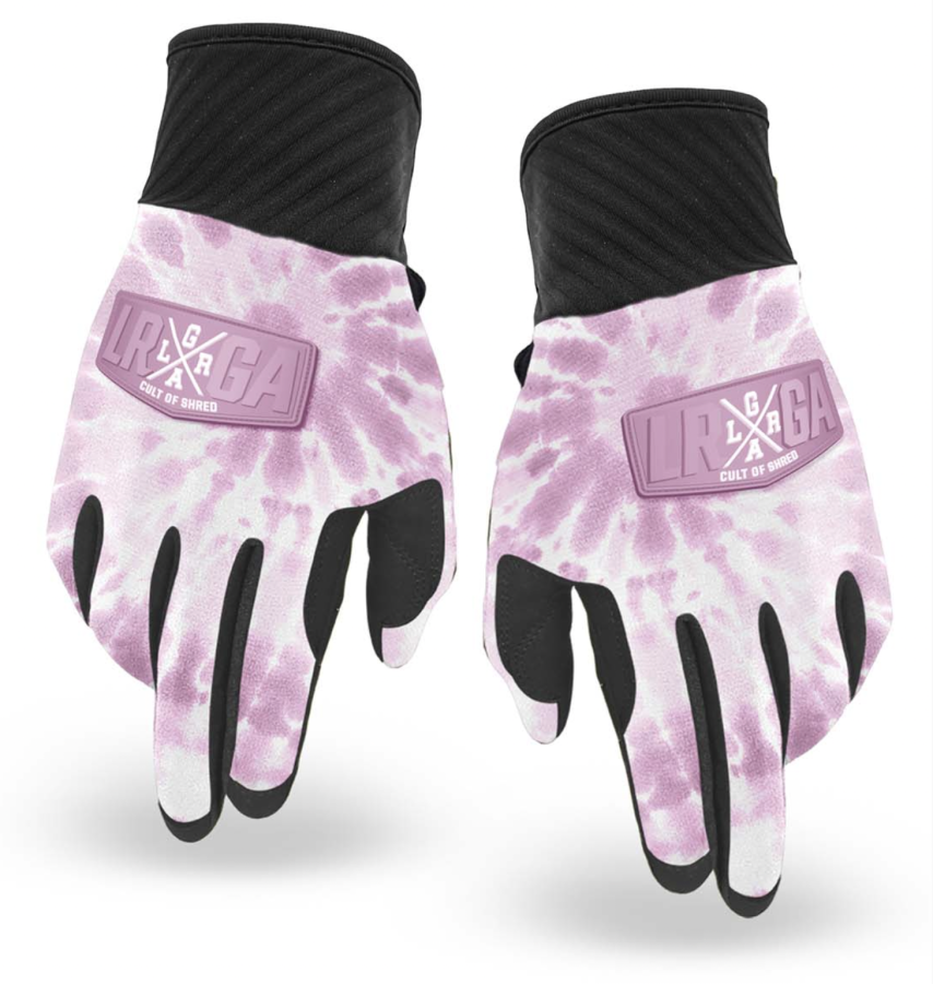 LR Freeride Gloves Pink Ti Dye