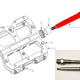 2xREVERSE Axle set for Escape Pedal