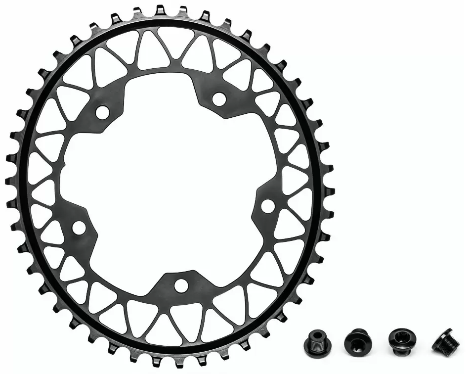 Absolute Black oval gravel 110/5 BCD